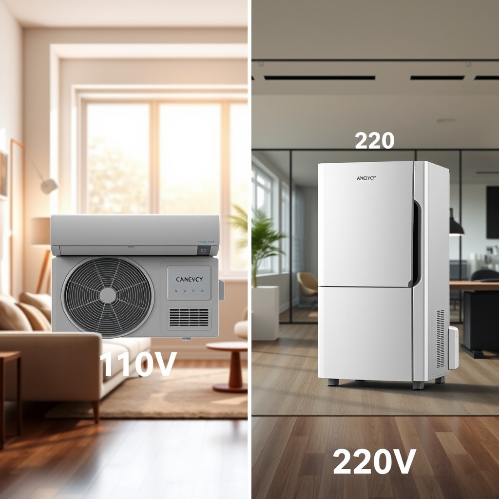 Sabe qual a diferença entre Ar-condicionado 110V ou 220V?